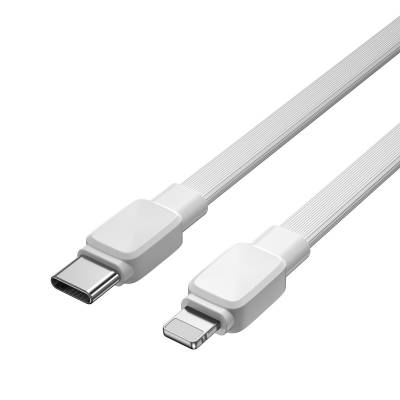 Wiwu Bravo WI-C004 Flat Design 20W Fast Charging Type-C to Lightning PD Cable 1M - 7