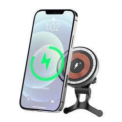 Wiwu CH-309 Car Magnetic Phone Holder With Wireless Charging Vent Design - 5