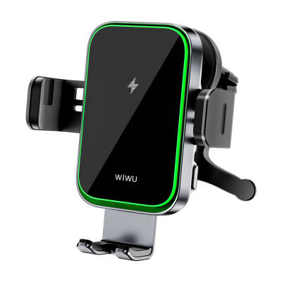 Wiwu CH-313 with Extendable Suction Cup Wireless Charging In-Car Phone Holder - 4