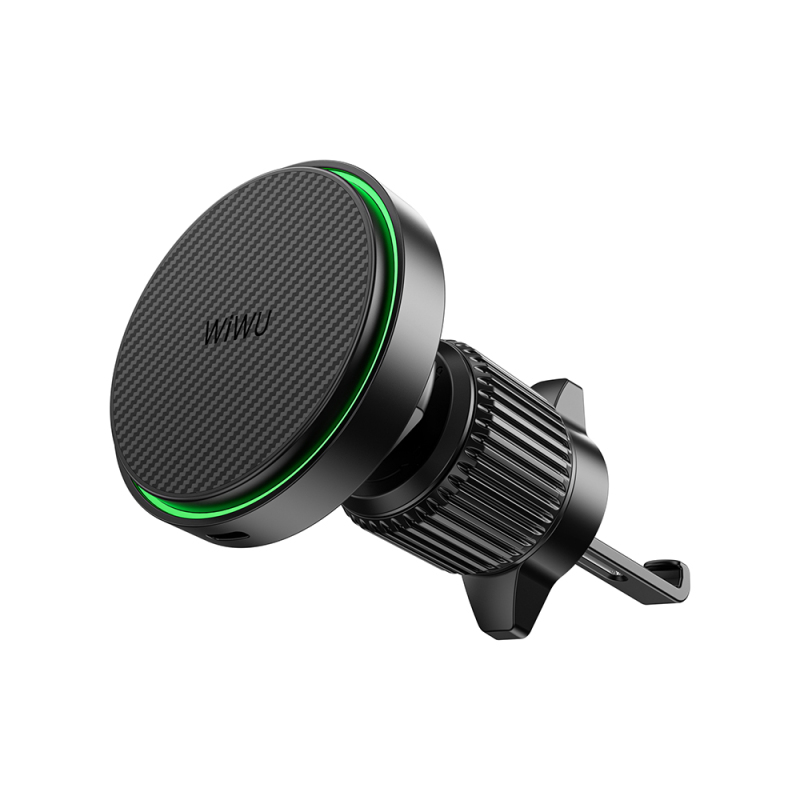 Wiwu CH-325 M-safe Charging Feature Aramid Fiber Qi2 Technology Ventilation Design Car Phone Holder 15W - 4