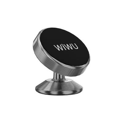 Wiwu CH003 360 Degree Rotatable Magnetic Flat Floor Version Car Phone Holder - 1