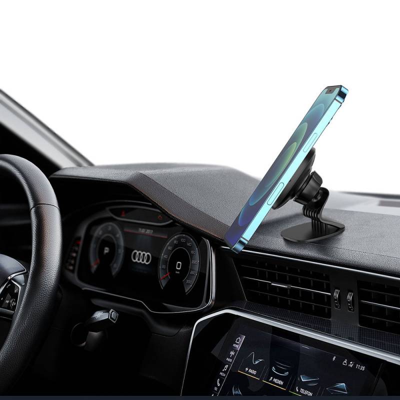 Wiwu CH007 360 Degree Rotating Magnetic Flat Floor Version Car Phone Holder - 5