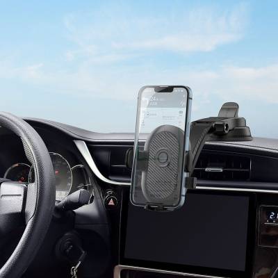 Wiwu CH014 Automatic Mechanism Suction Cup Design Car Phone Holder - 7
