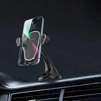 Wiwu CH019 Suction Cup Design Car Phone Holder Working With Phone Weight - 7
