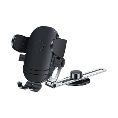 Wiwu CH028 360 Degree Rotating Automatic Mechanism Flat Floor Version Car Phone Holder - 1