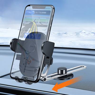 Wiwu CH028 360 Degree Rotating Automatic Mechanism Flat Floor Version Car Phone Holder - 9