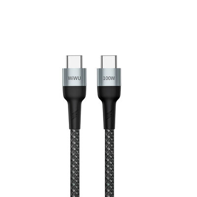Wiwu Cyclone F15 Type-C to Type-C PD Data Cable 480Mbps 100W 1.5 meters - 2