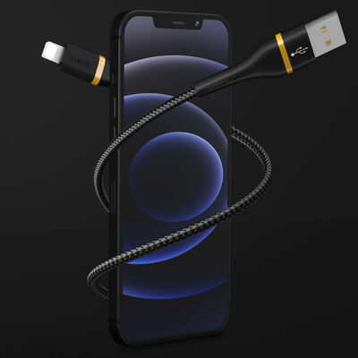 Wiwu ED-105 2 in 1 USB A- Type-C to Lightning Elite Data Cable - 6