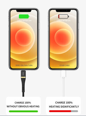 Wiwu ED-105 2 in 1 USB A- Type-C to Lightning Elite Data Cable - 7