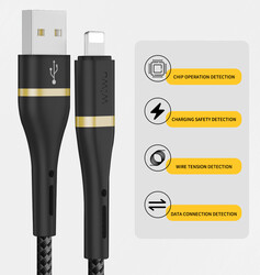 Wiwu ED-105 2 in 1 USB A- Type-C to Lightning Elite Data Kablo - 9