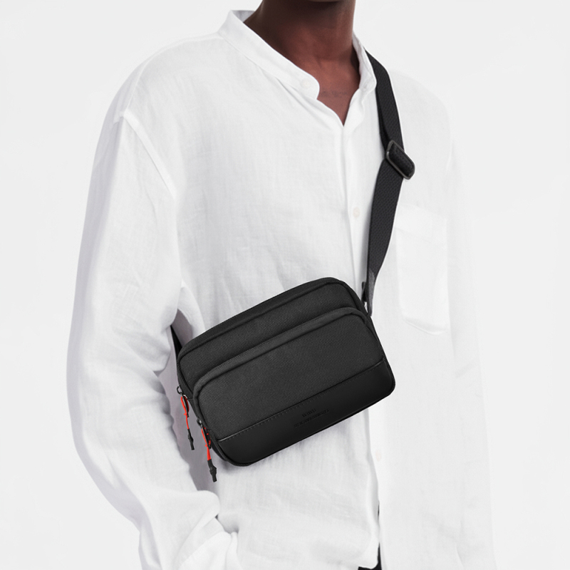 Wiwu Essen Series Water-Resistant 1200D Polyester Fabric Crossbody Bag - 11