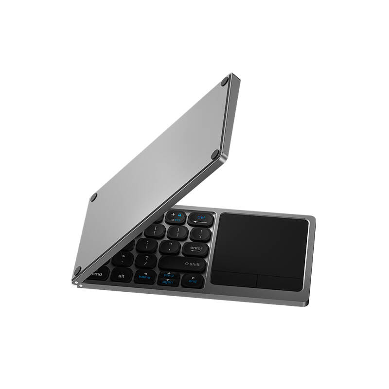 Wiwu FMK-04 Katlanabilir Bluetooth Kablosuz Multifonksiyonel Touchpad Klavye - 3