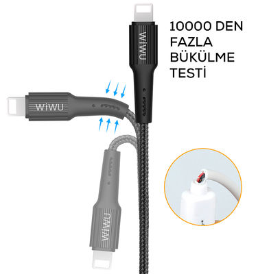 Wiwu G30 Gear Charging Lightning Cable - 6