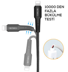 Wiwu G30 Gear Charging Lightning Kablo - 6