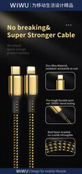Wiwu Golden Series GD-103 Lightning To PD Data Cable 1.2M - 6