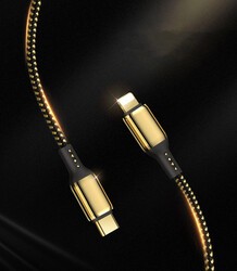 Wiwu Golden Series GD-103 Lightning To PD Data Kablo 1.2M - 3