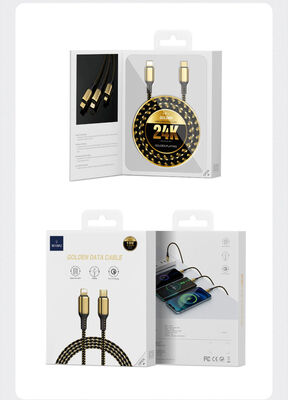 Wiwu Golden Series GD-103 Lightning To PD Data Cable 3M - 9