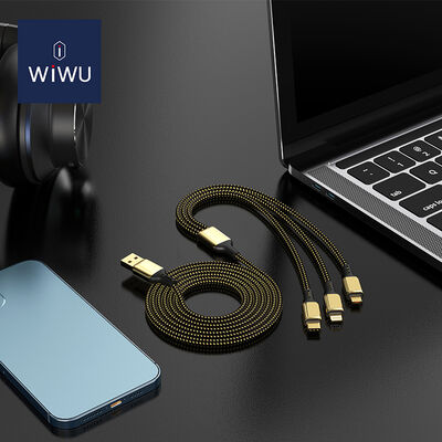 Wiwu Golden Series GD-104 3 in 1 Data Cable 1.2M - 6