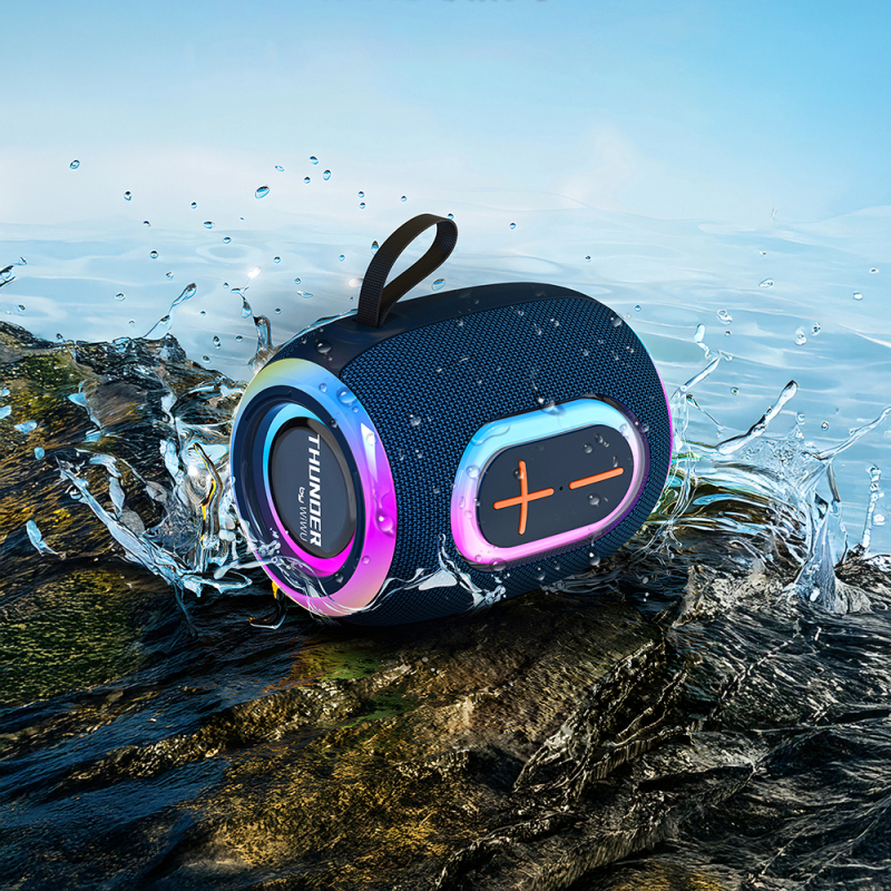 Wiwu H9 RGB Işıklı Askılı TWS Bluetooth Speaker Hoparlör v5.3 10W - 12