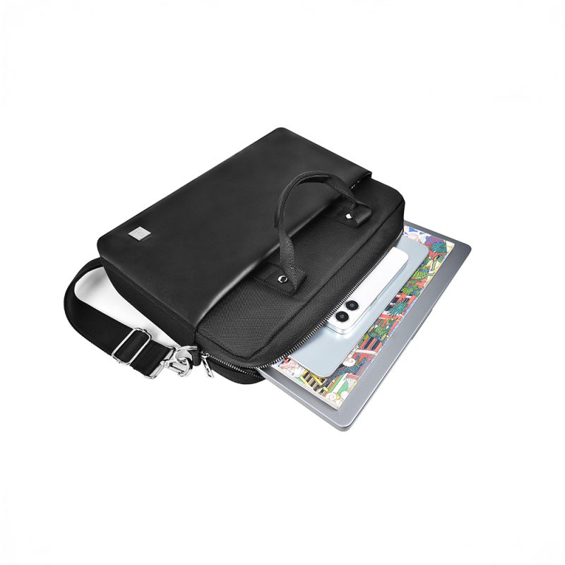 Wiwu Hali Serisi 1680D Su Geçirmez Polyester Kumaş Çapraz Vücut Askılı 14 inç Laptop Çantası - 7