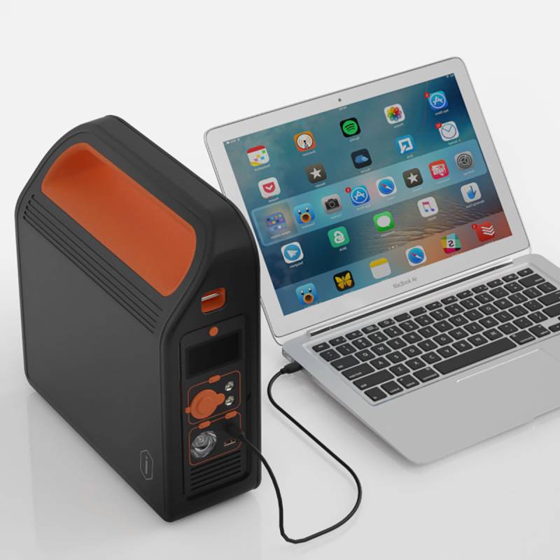 Wiwu JC-12 Dijital Ekran Lambalı Çoklu Priz ve Araç Şarj Portlu Taşınabilir Powerbank 300W 86400mAh - 7