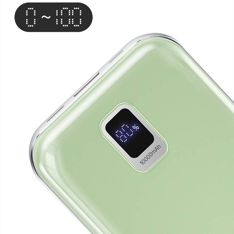 Wiwu JC-16 LED Display Li-Polymer Overcurrent Protection Portable Powerbank PD 20W 10000mAh - 7