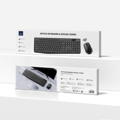 Wiwu KM-01 Kablosuz Ofis Klavye ve Mouse Combo Set - 10