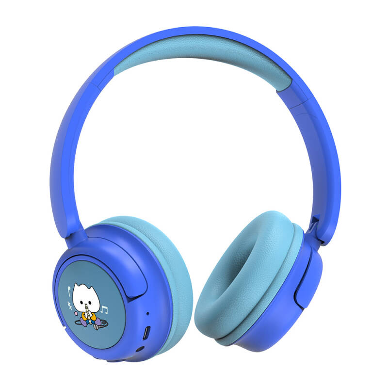 Wiwu KTD-02 Adjustable On-Ear Wired and Bluetooth 5.3 Kids Headphones - 4