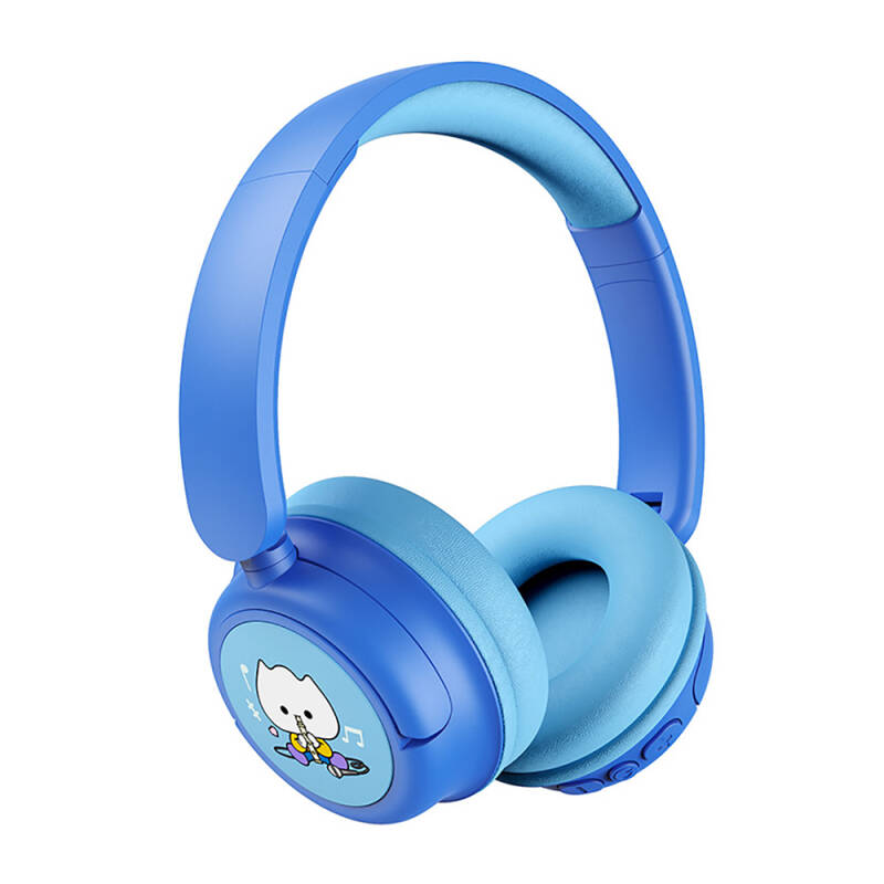 Wiwu KTD-02 Adjustable On-Ear Wired and Bluetooth 5.3 Kids Headphones - 8