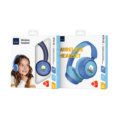 Wiwu KTD-02 Adjustable On-Ear Wired and Bluetooth 5.3 Kids Headphones - 17