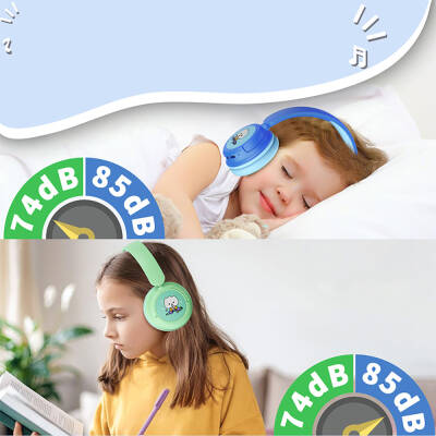 Wiwu KTD-02 Adjustable On-Ear Wired and Bluetooth 5.3 Kids Headphones - 15