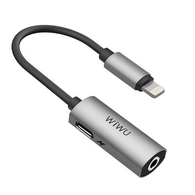 Wiwu LT01 Lightning Charge and Audio Adapter - 1