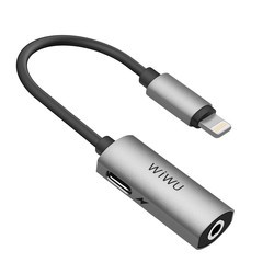 Wiwu LT01 Lightning Charge and Audio Adapter - 10