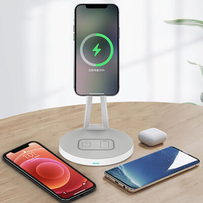 Wiwu M13 2 in 1 Wireless Charging Station with Stand - 8