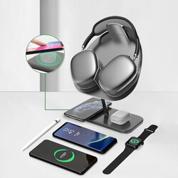 Wiwu M15 Magnetic Wireless Charger Stand 15+15W Max. - 7