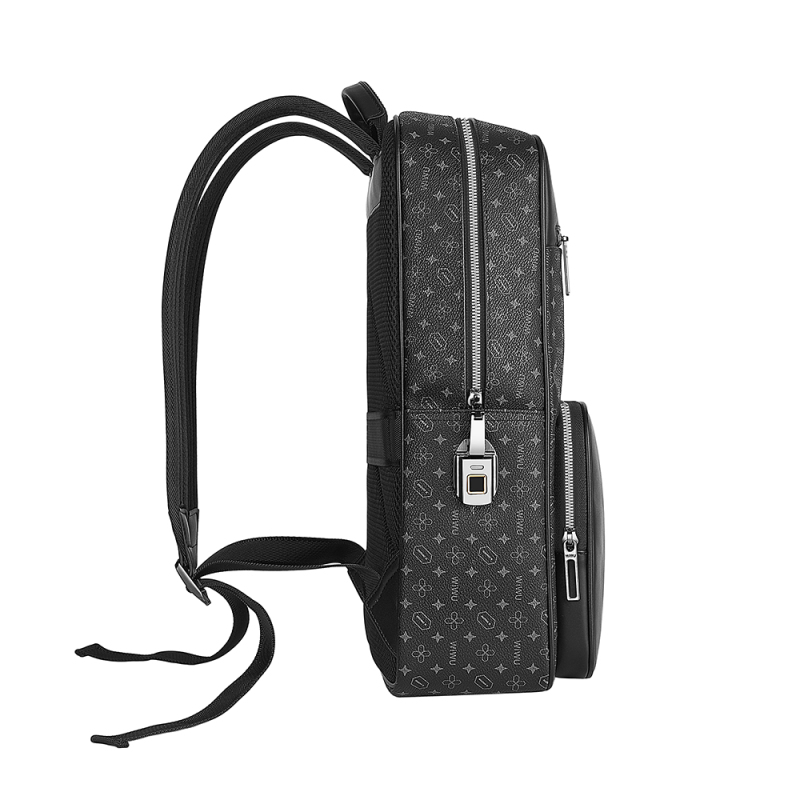 Wiwu Master Fingerprint Lock Series Waterproof Backpack with Fingerprint Lock - 8