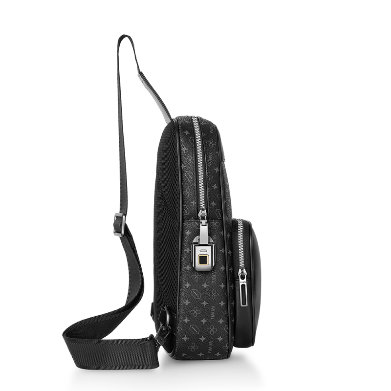 Wiwu Master Fingerprint Lock Series Waterproof Fingerprint Lock Crossbody Bag - 4
