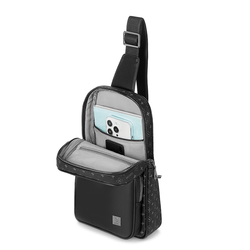 Wiwu Master Fingerprint Lock Series Waterproof Fingerprint Lock Crossbody Bag - 6