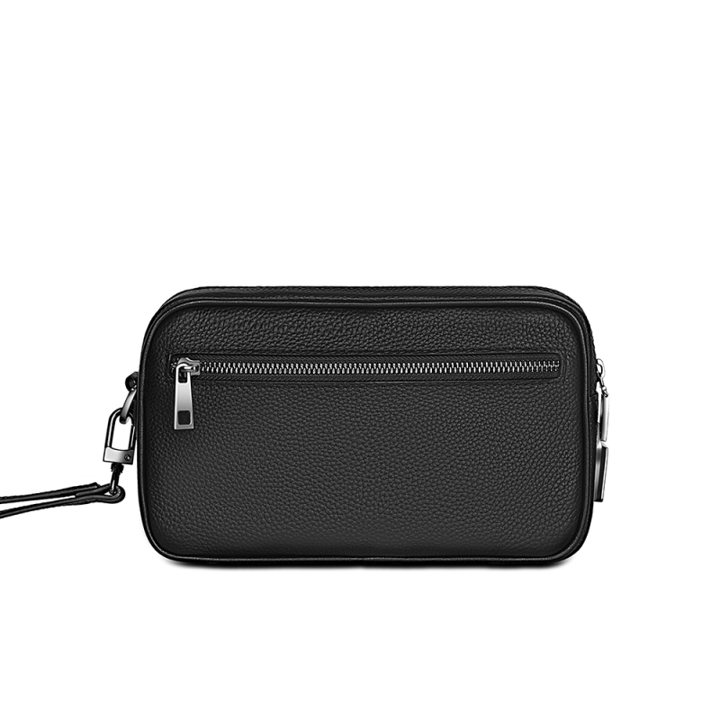 Wiwu Master Genuine Leather Series Fingerprint Lock Multi-Function Portable Mobile Accessory Bag - 7