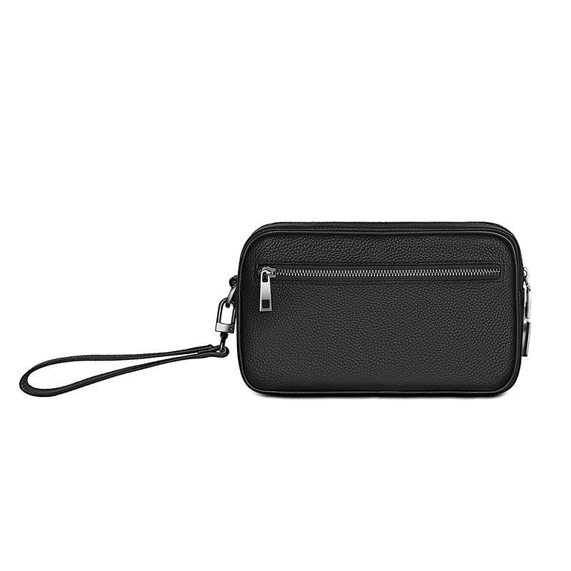 Wiwu Master Genuine Leather Series Fingerprint Lock Multi-Function Portable Mobile Accessory Bag - 8
