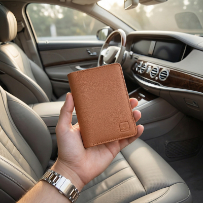 Wiwu Master Passport Wallet, PU Leather Wallet with RFID Card and SIM Card Slots - 3