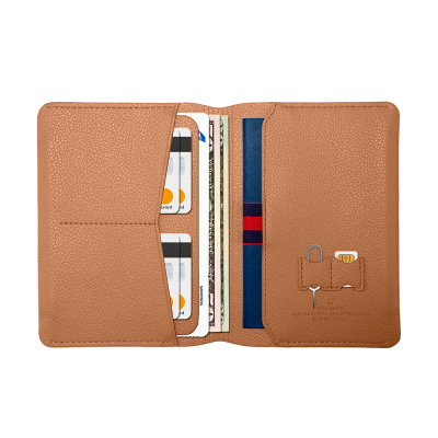 Wiwu Master Passport Wallet, PU Leather Wallet with RFID Card and SIM Card Slots - 8