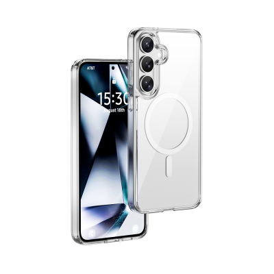 Wiwu MCC-101 iShield Pro Series Galaxy S26 Plus Case with M-safe Charging Feature, Crystal Hard PC Cover - 1