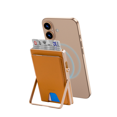 Wiwu MW-006 Designed 6 Compartment PU Magnetic Stand Card Holder - 7