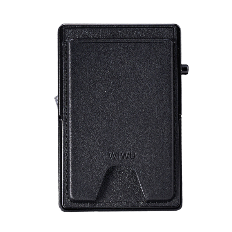 Wiwu MW-006 Tasarımlı 6 Hazneli PU Magnetik Standlı Kartlık - 2
