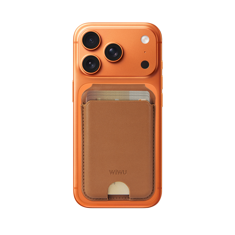 Wiwu MW-007P Magnetik Standlı Kartlık Kablosuz Şarj Uyumlu FindMy ve Find Hub Özellikli Mag Wallet - 5