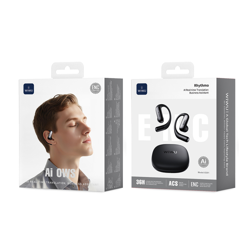 Wiwu O201 Rhythmo Series Bluetooth Headphones with AI Translation and ENC Technology v6.0 - 10
