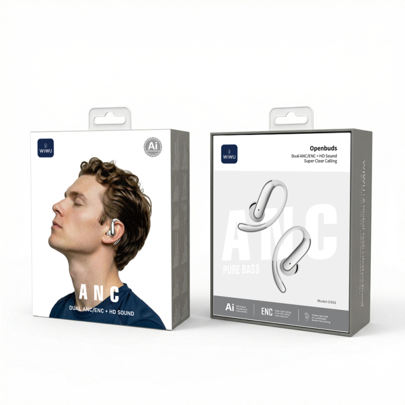 Wiwu O502 Openbuds Serisi Ai Çeviri Özellikli ANC+ENC Teknolojili Bluetooth Kulak İçi Kulaklık v6.0 - 9