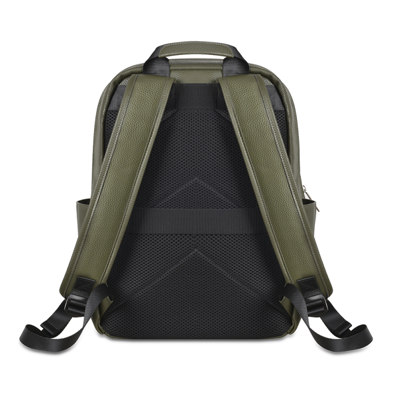 Wiwu Osun Series Metal Logo PU Leather Laptop Backpack - 6