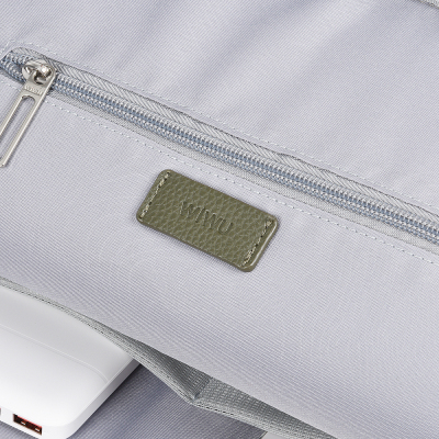 Wiwu Osun Series Metal Logo PU Leather Laptop Backpack - 7